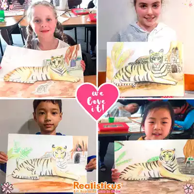 NZ Online Art Classes, Online Drawing classes for Children. Kids Art School